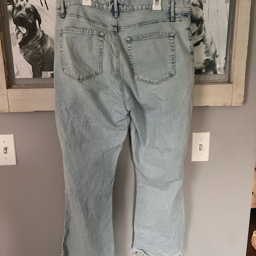 LOFT high waist kick crop jeans - Picture 2 of 5